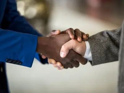 People shaking hands