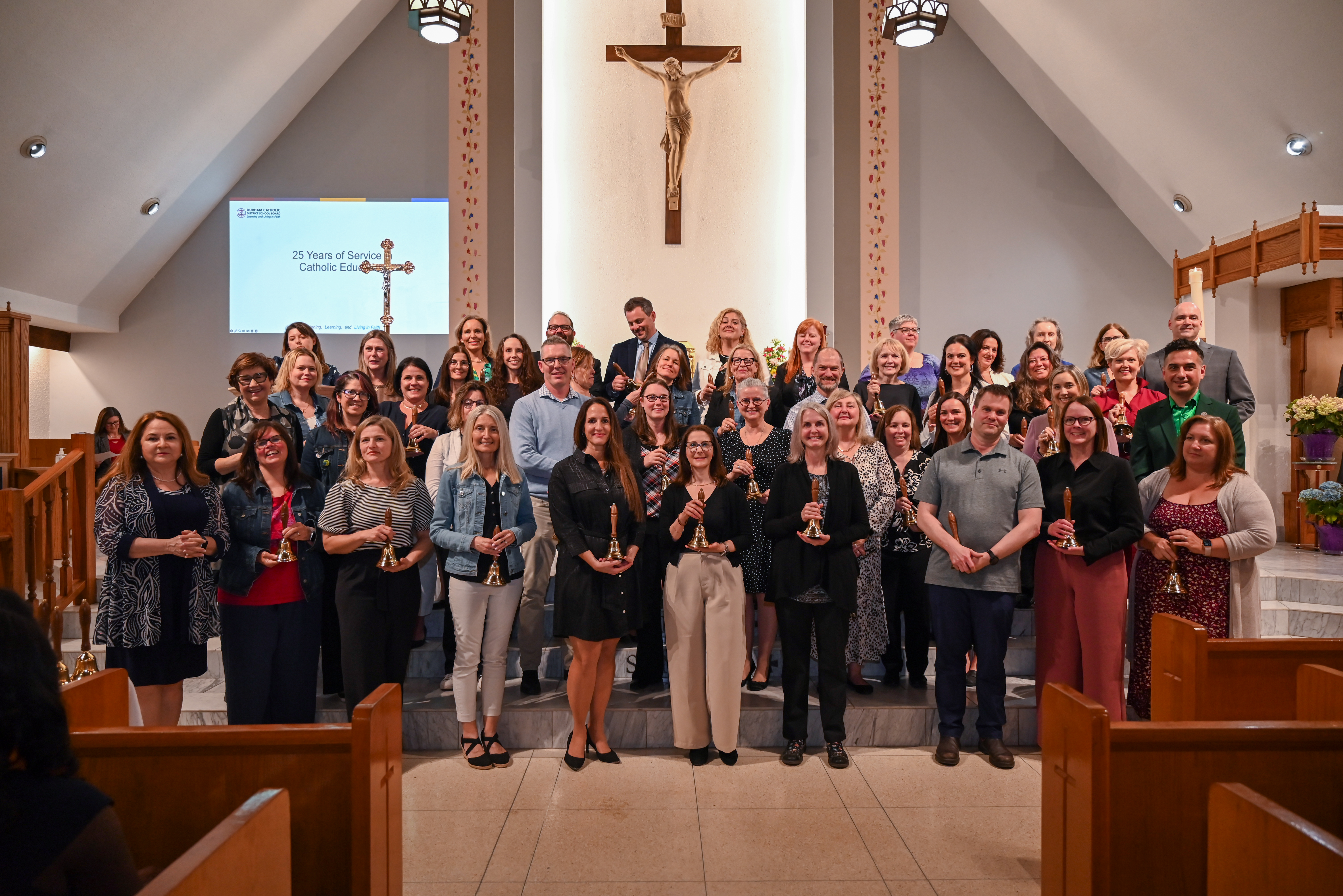 recipients of the 27 years of service recognition bell