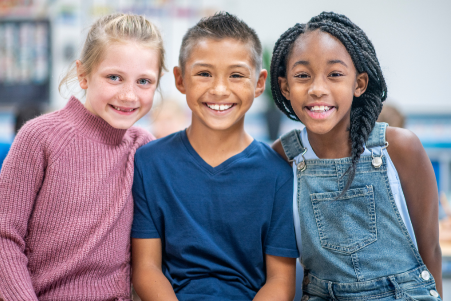 Children smiling